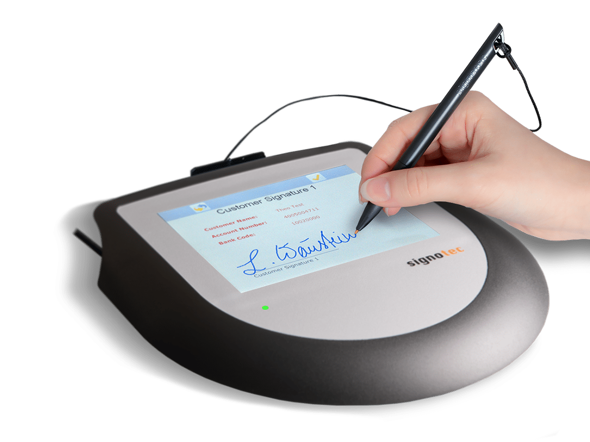 Parašo planšetė signotec Omega